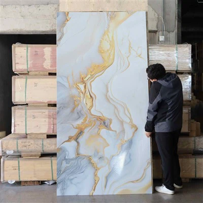 PVC Marble Sheet For Interior Decoration Wall Panel