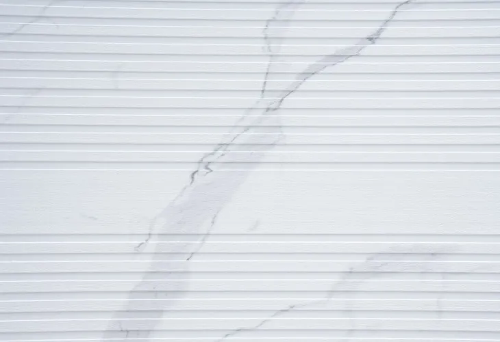 3D Embossed Fluted New Design PVC Marble Sheet For Interior Wall Decoration best