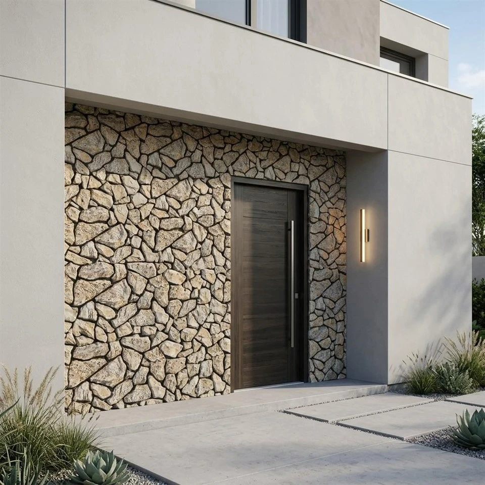 Decorative PU Stone Cladding For Stylish Interior Spaces high quality