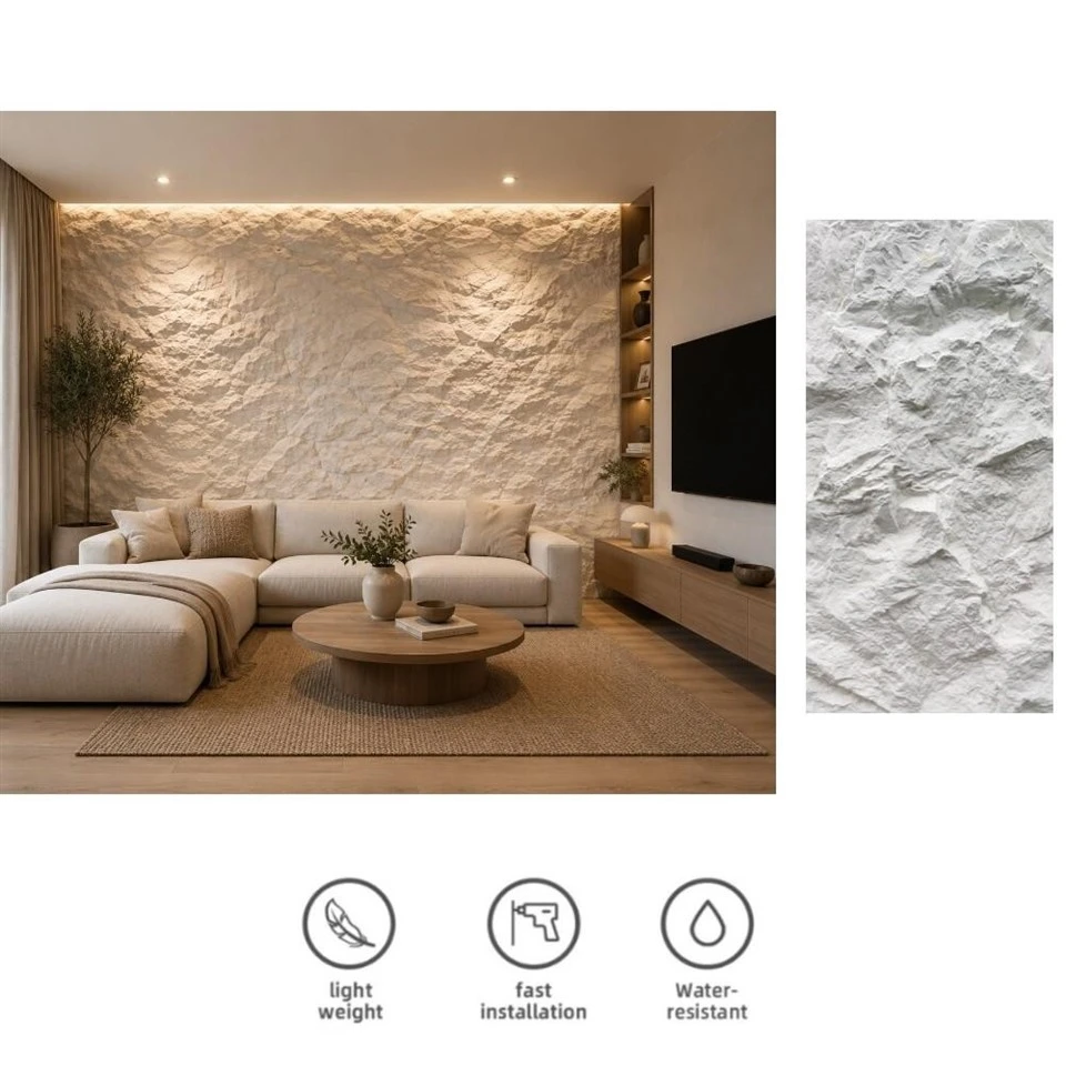Decorative PU Stone Cladding For Stylish Interior Spaces factory