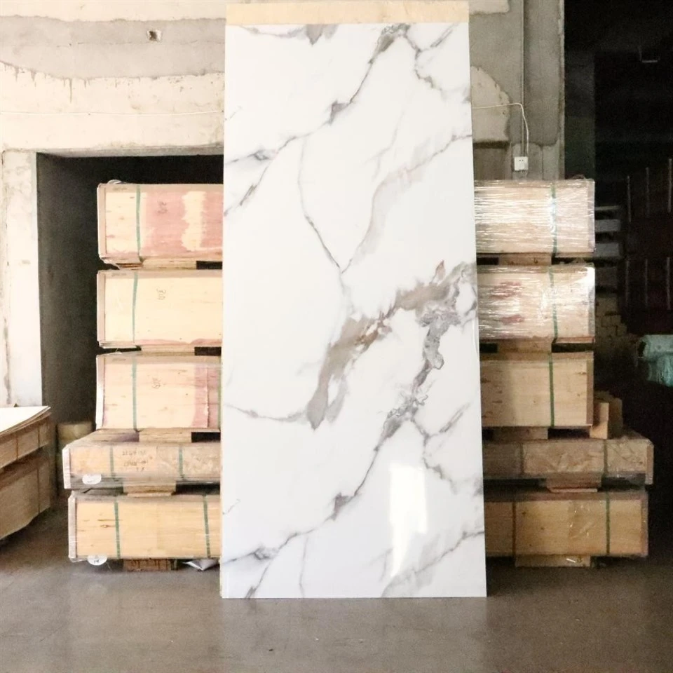High Glossy PVC Marble Sheet For Interior Decoration factory