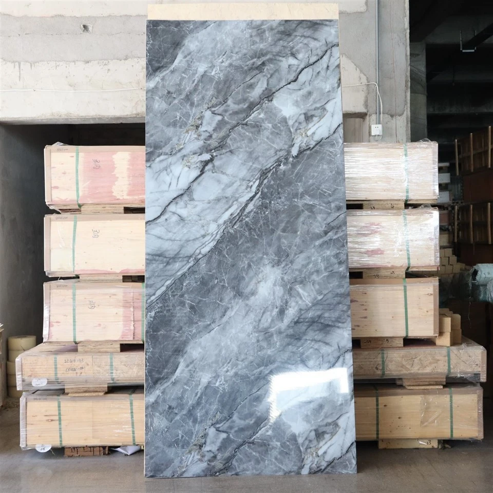 High Glossy PVC Marble Sheet For Interior Decoration price