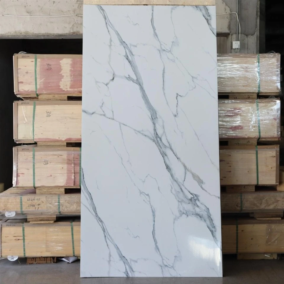 High Glossy PVC Marble Sheet For Interior Decoration