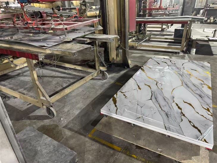 High Glossy UV Marble SPC suppliers