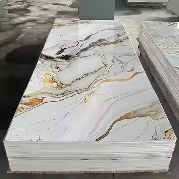 Indoor UV Marble Sheet PVC Wall Panels suppliers