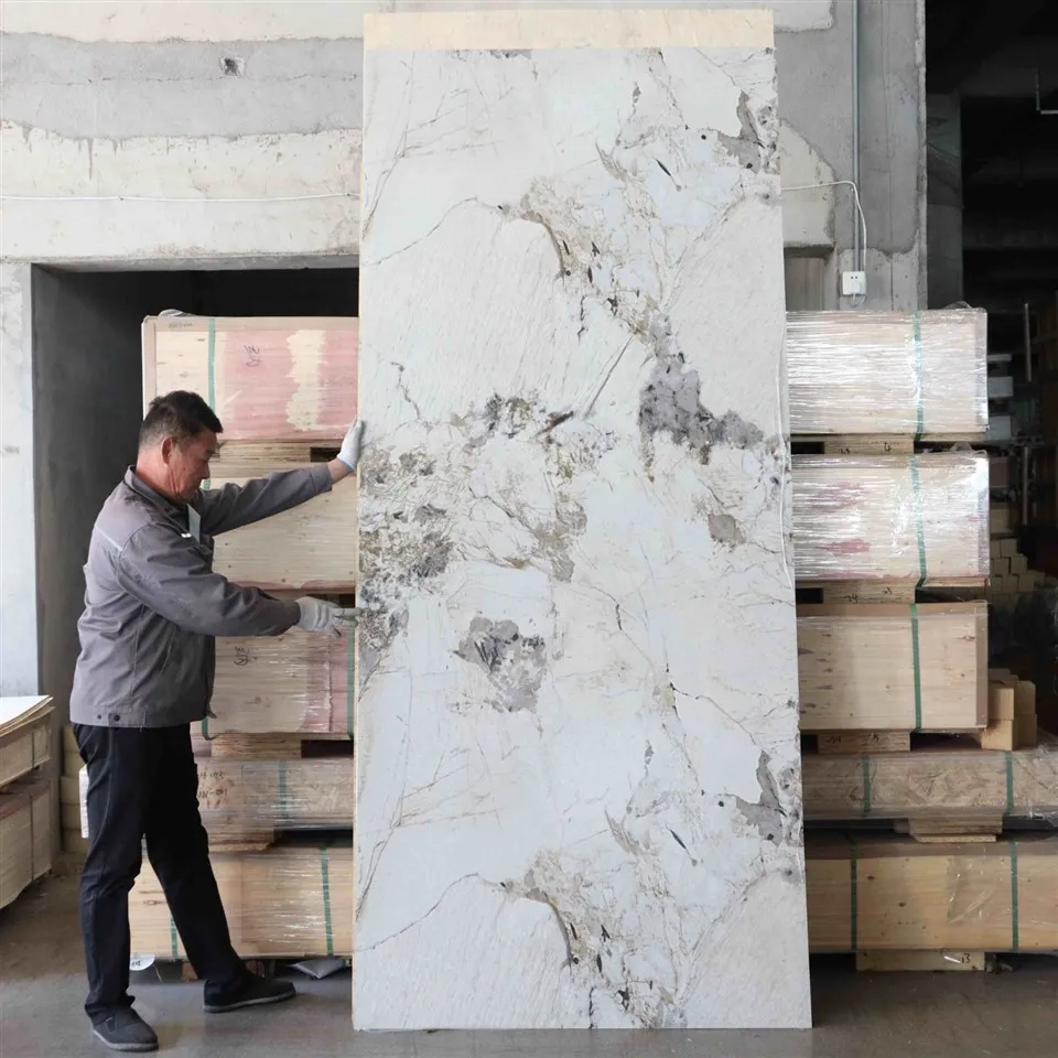 PVC Plastic Materials UV Marble Wall Panel suppliers