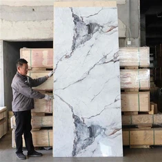 Indoor UV Marble Sheet PVC Wall Panels