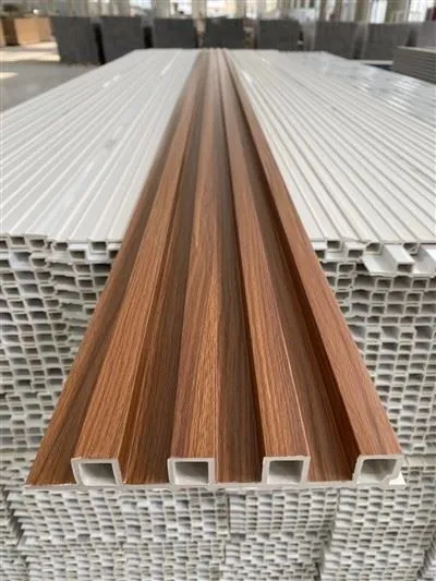 Luxury Modern Faux Wood WPC Wall Panel For Home Decoration