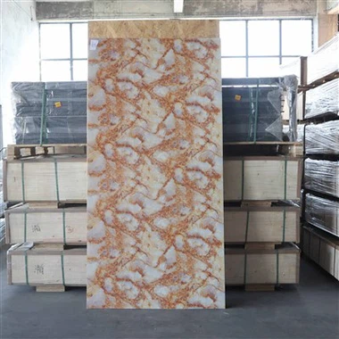Waterproof Anti Scratch PVC Sheet Stone