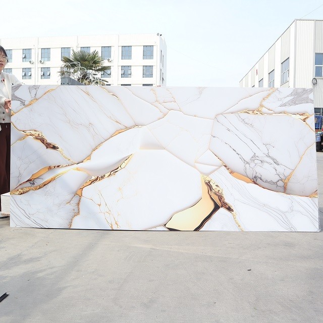 Watrerproof High Glossy Marble Sheet PVC best